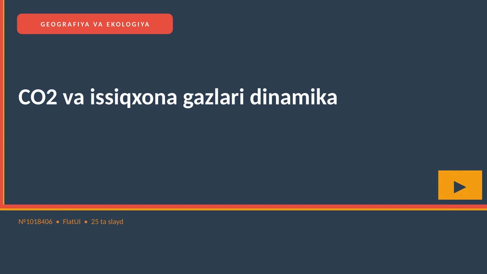 CO2 va issiqxona gazlari dinamika