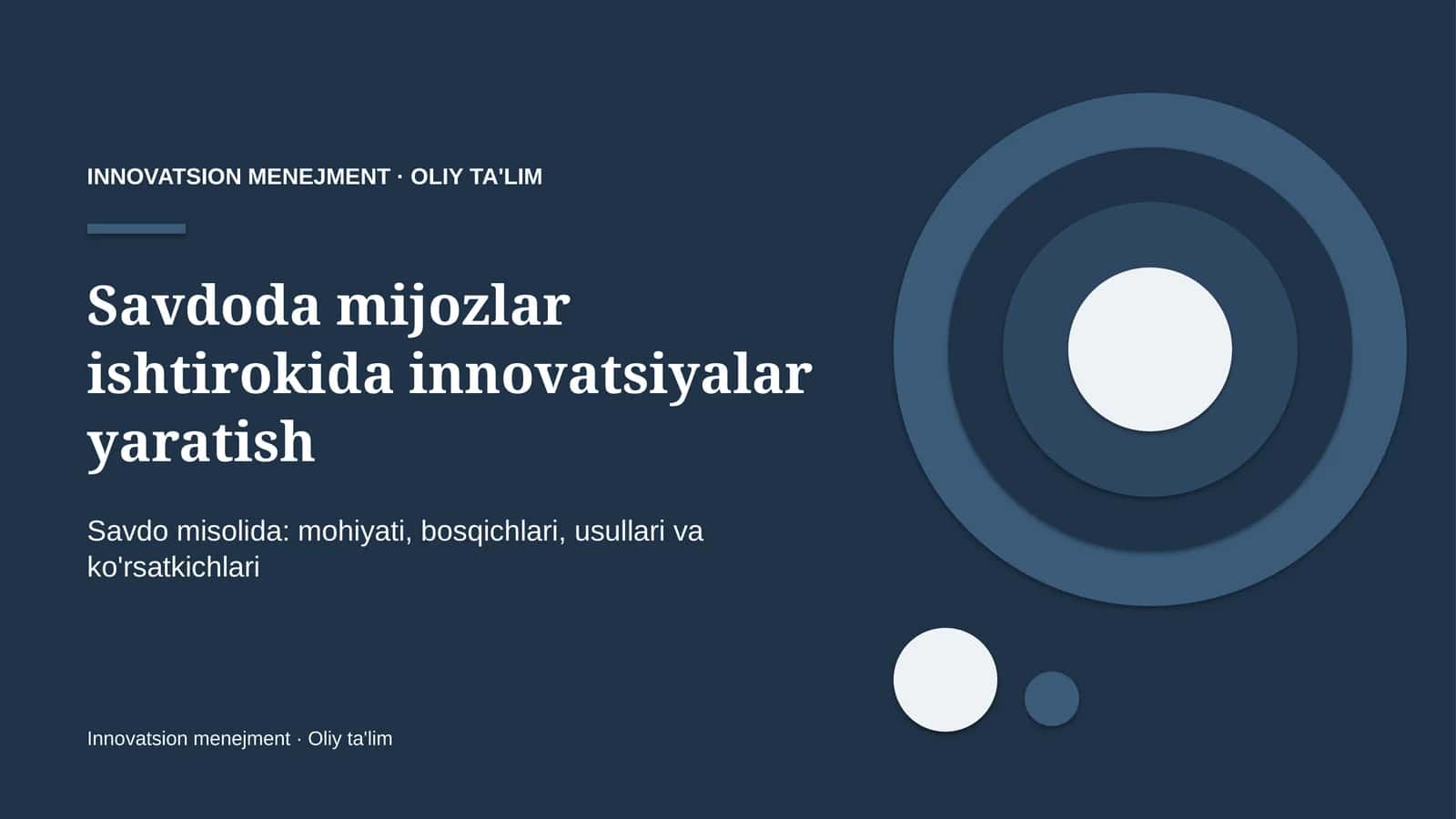 savdoda mijozlar ishtirokida innovatsiyalar yaratish 5831
