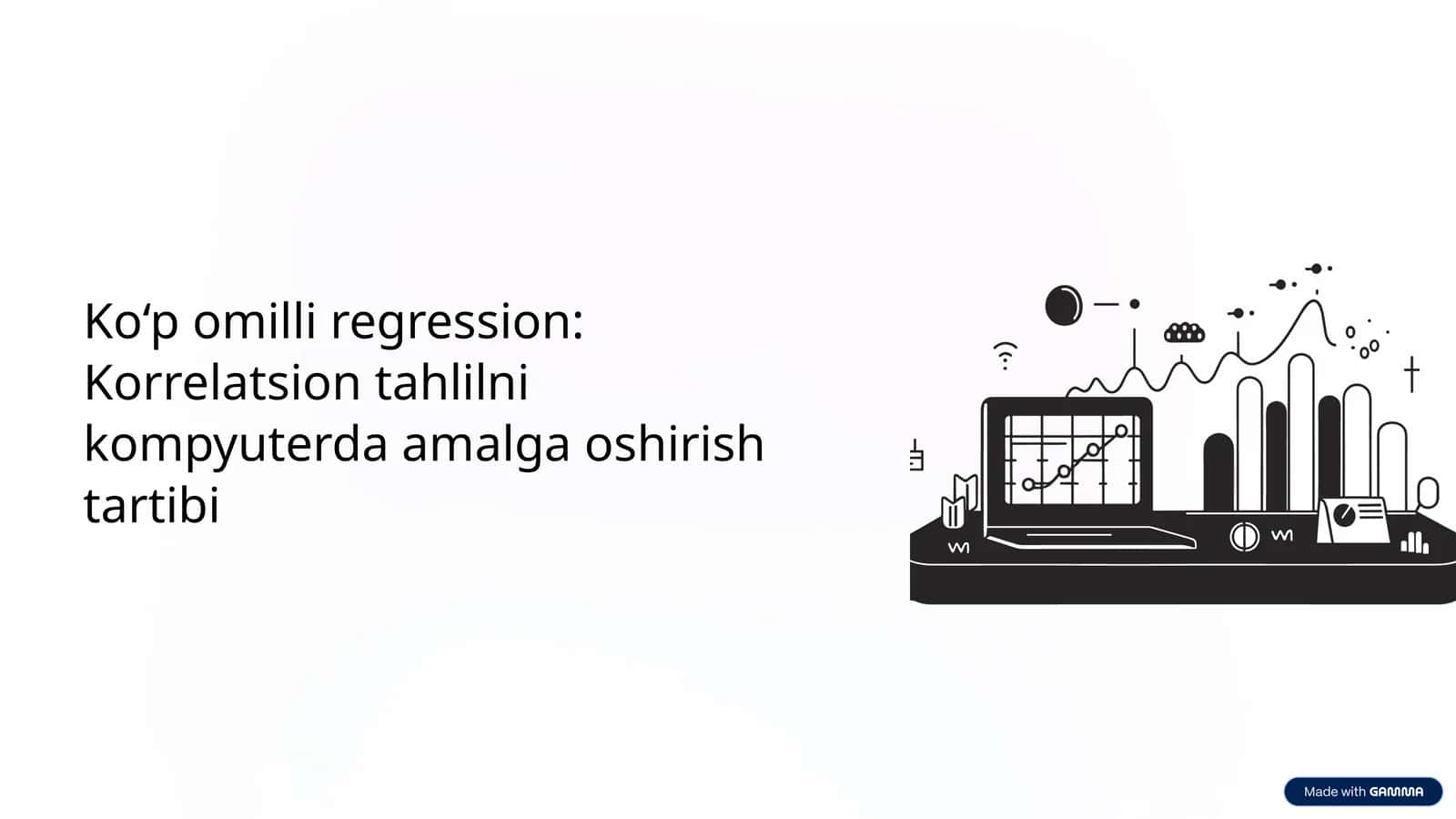 Ko‘p omilli regression: Korrelatsion tahlilni kompyuterda amalga oshirish tartibi
