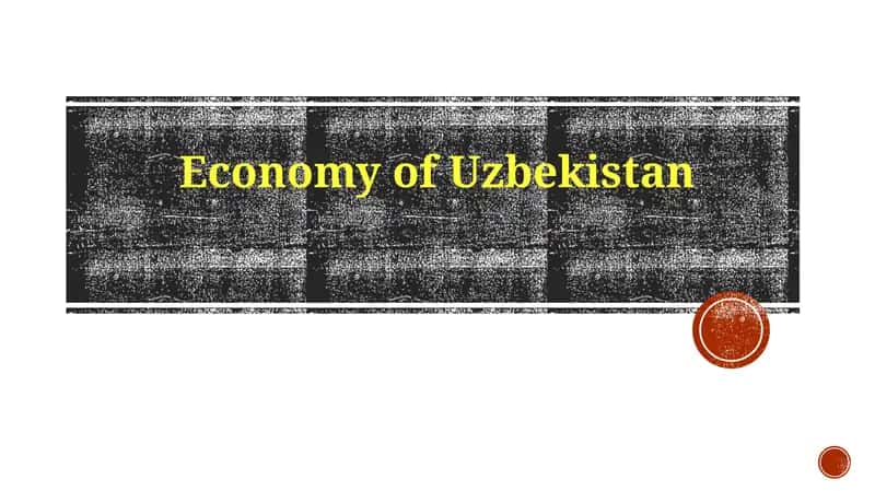 Economy of Uzbekistan