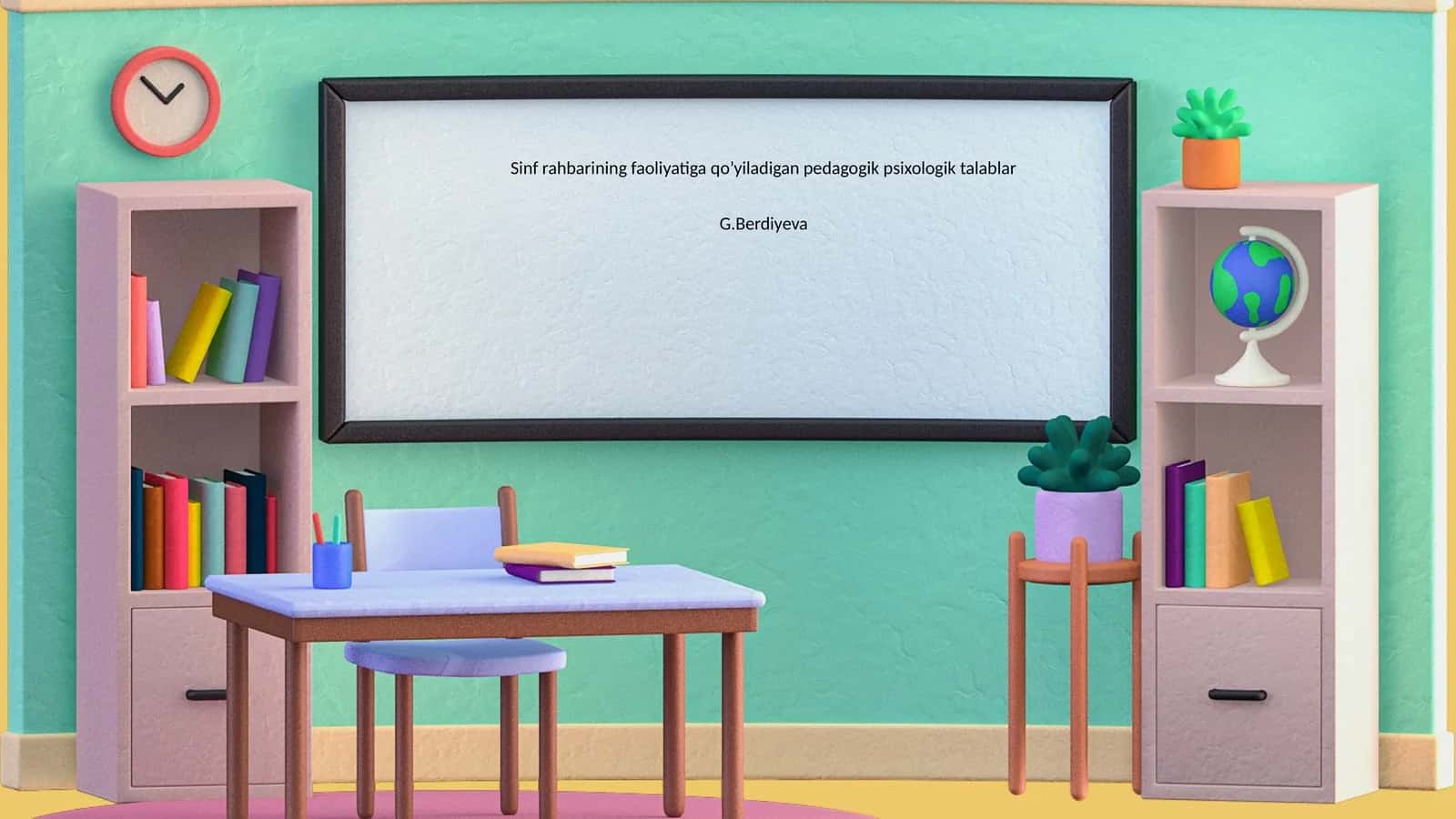 Sinf rahbarining faoliyatiga qo’yiladigan pedagogik psixologik talablar