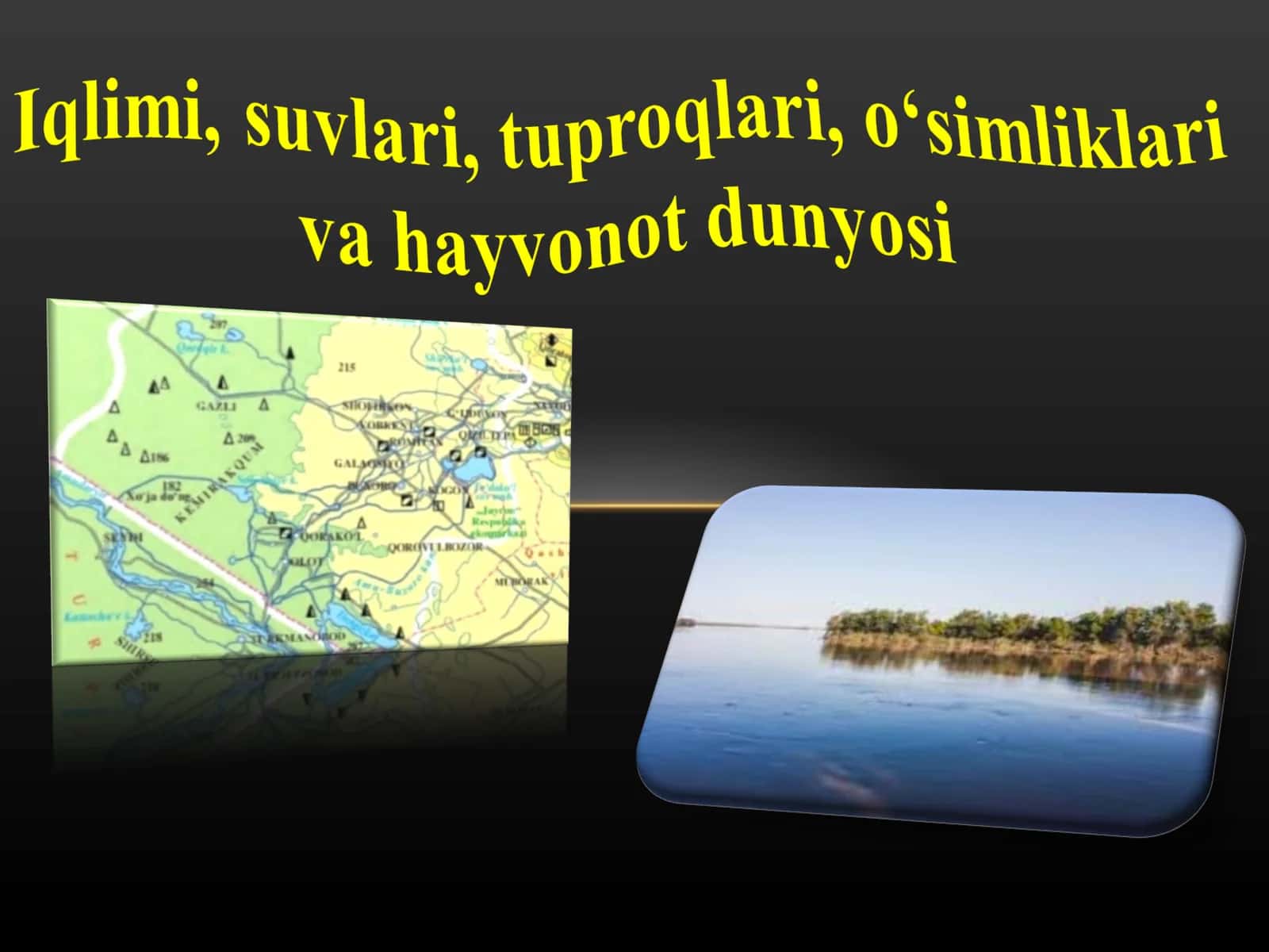 Iqlimi, suvlari, tuproqlari, o‘simliklari va hayvonot dunyosi