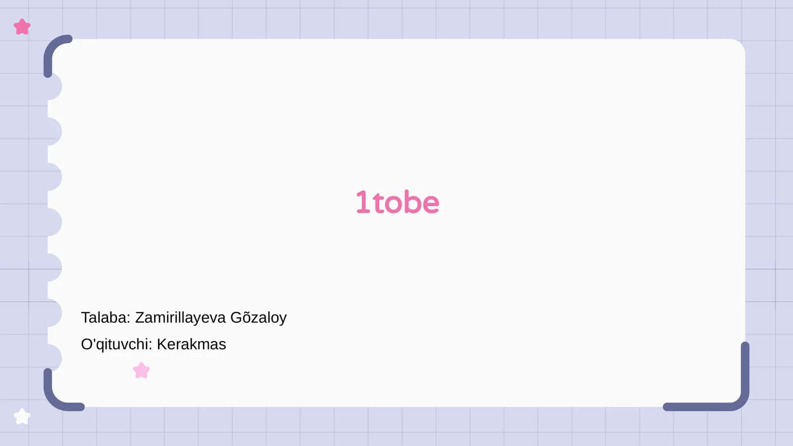 1tobe