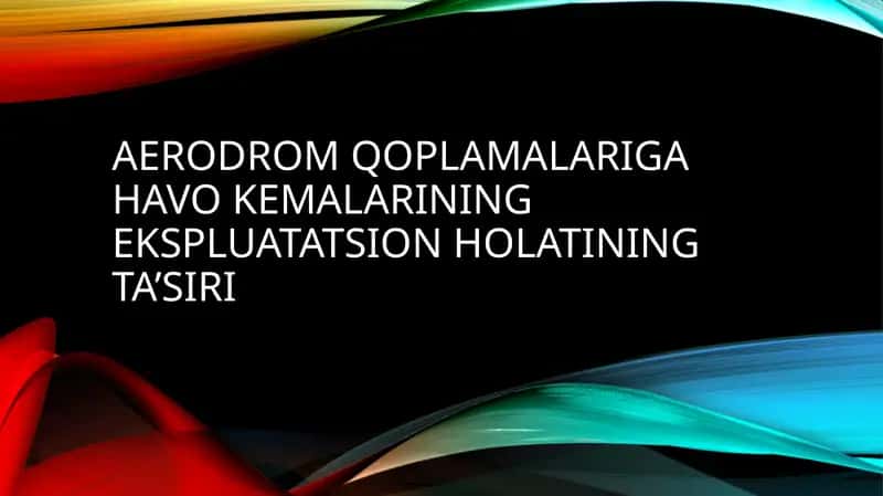 Aerodrom qoplamalari