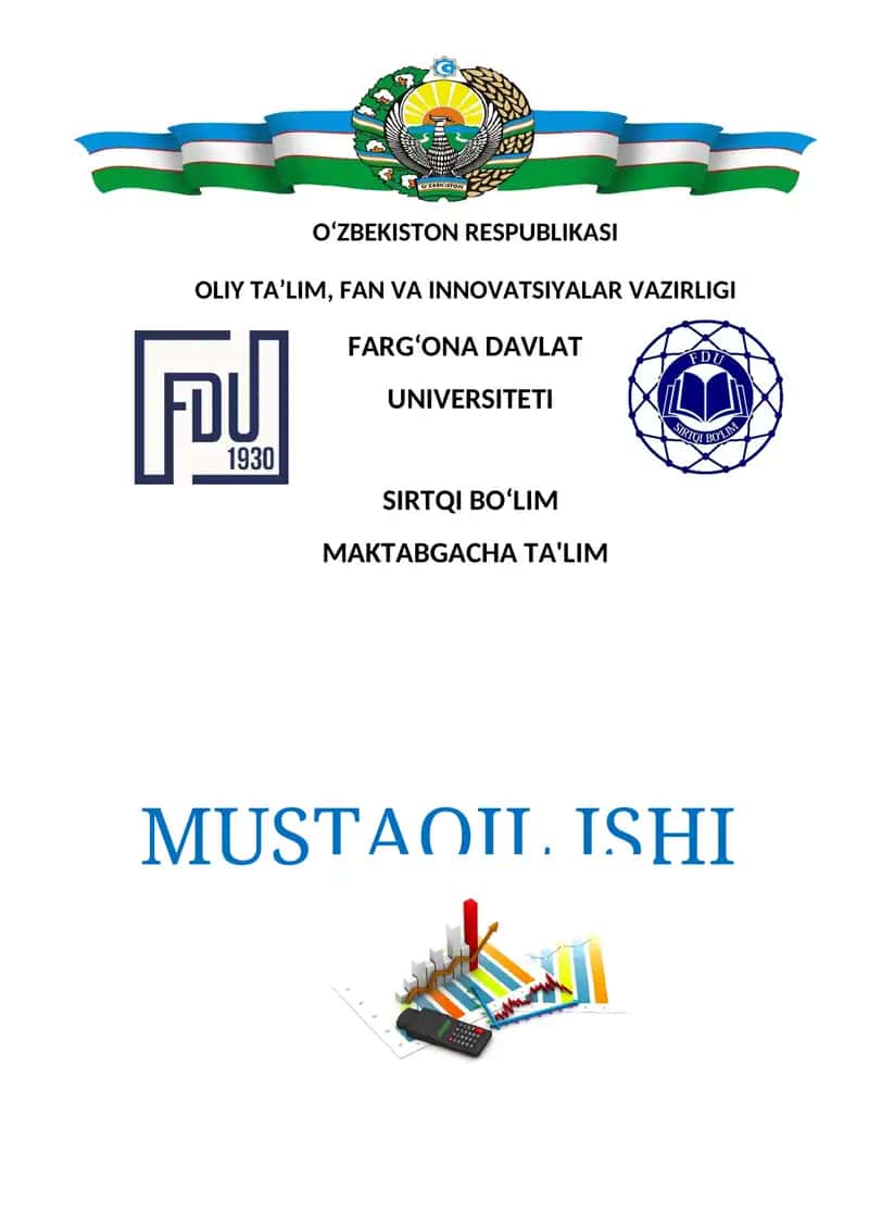 Bolalarni maktab talimiga tayyorlash metodikasining maqsad va vazifalari