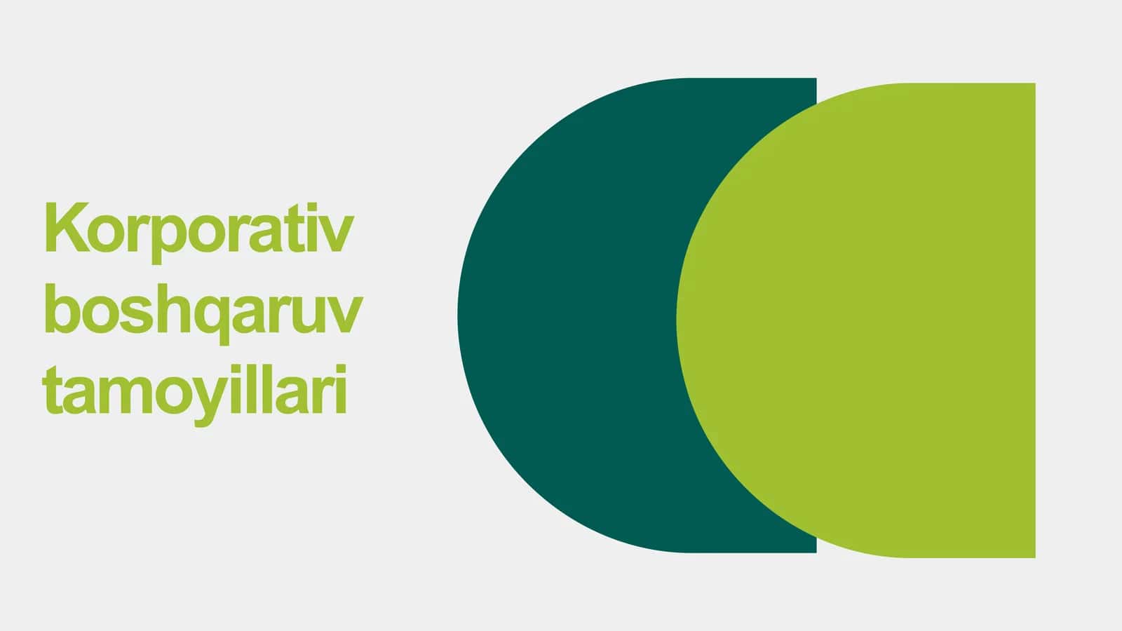 Korporativ boshqaruv tamoyillari