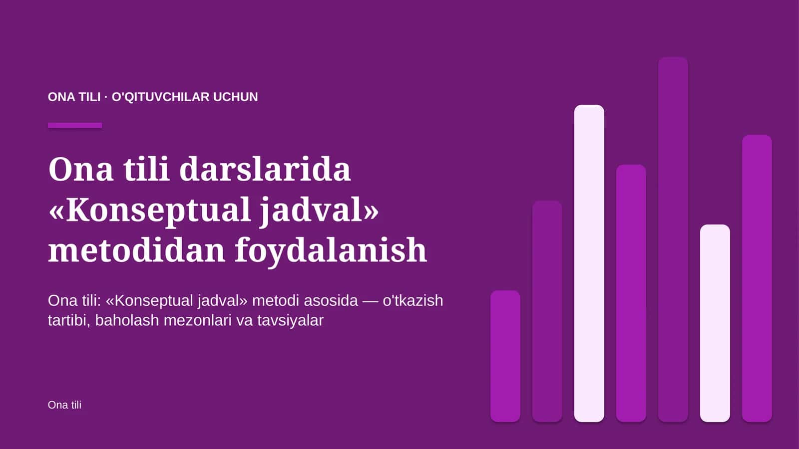 ona tili darslarida konseptual jadval metodidan foydalanish 7734
