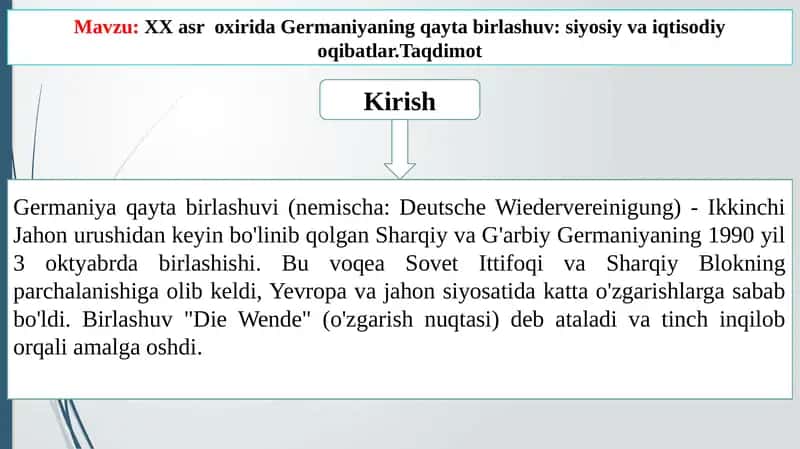 Germaniya qaytabirlashuvi