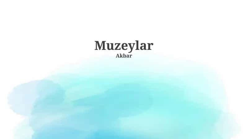 История и типы музеев