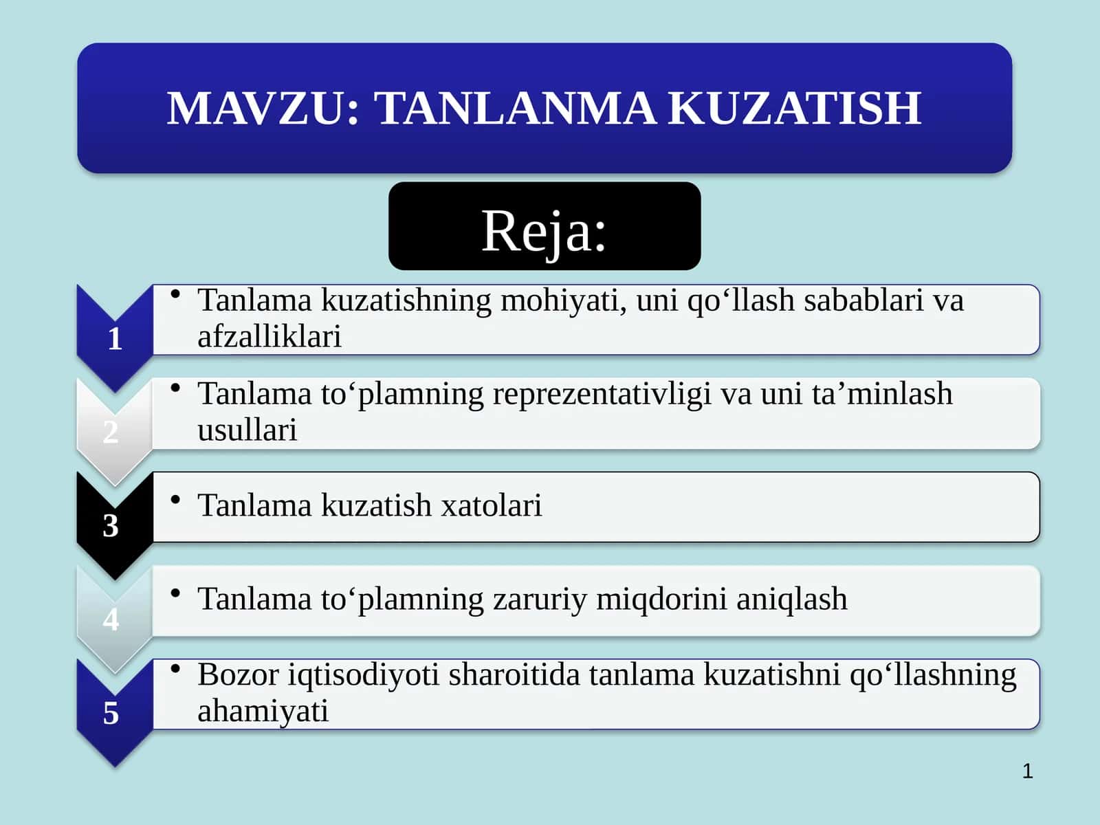 TANLANMA KUZATISH