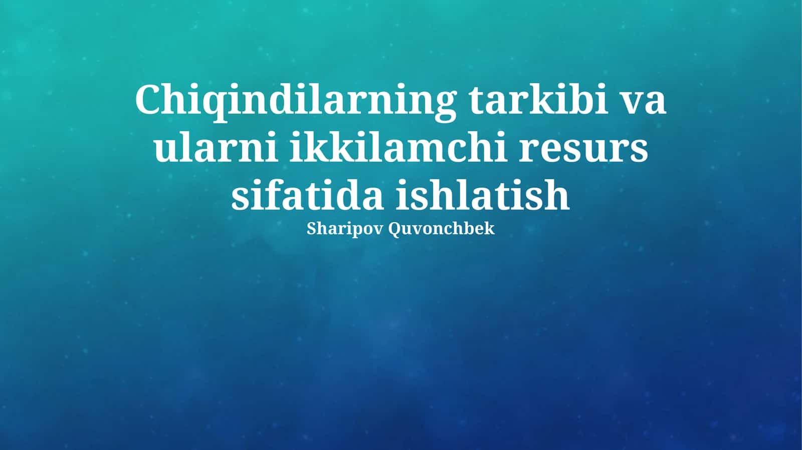 Qog'oz va karton chiqindilari