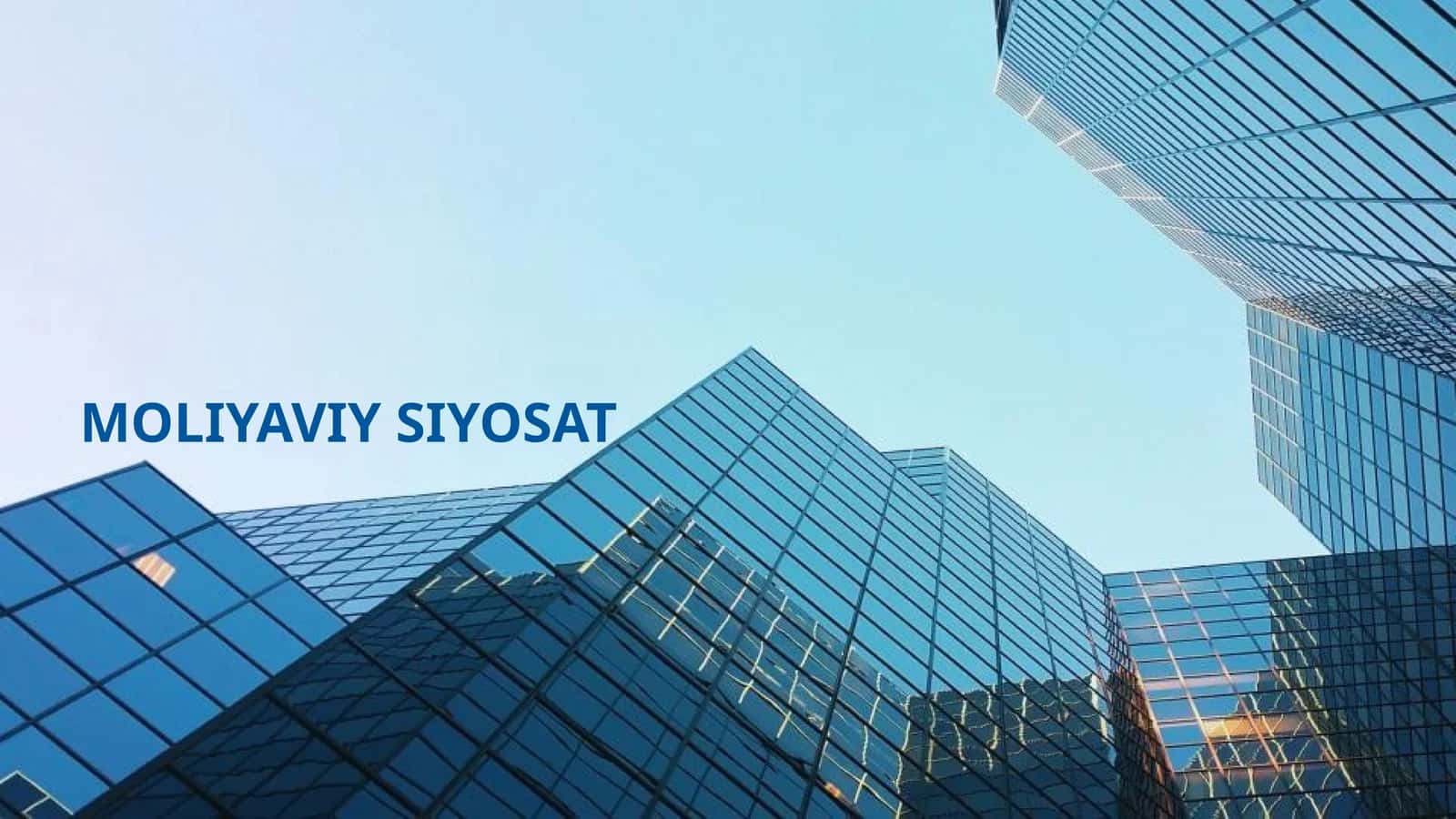 Moliyaviy siyosat