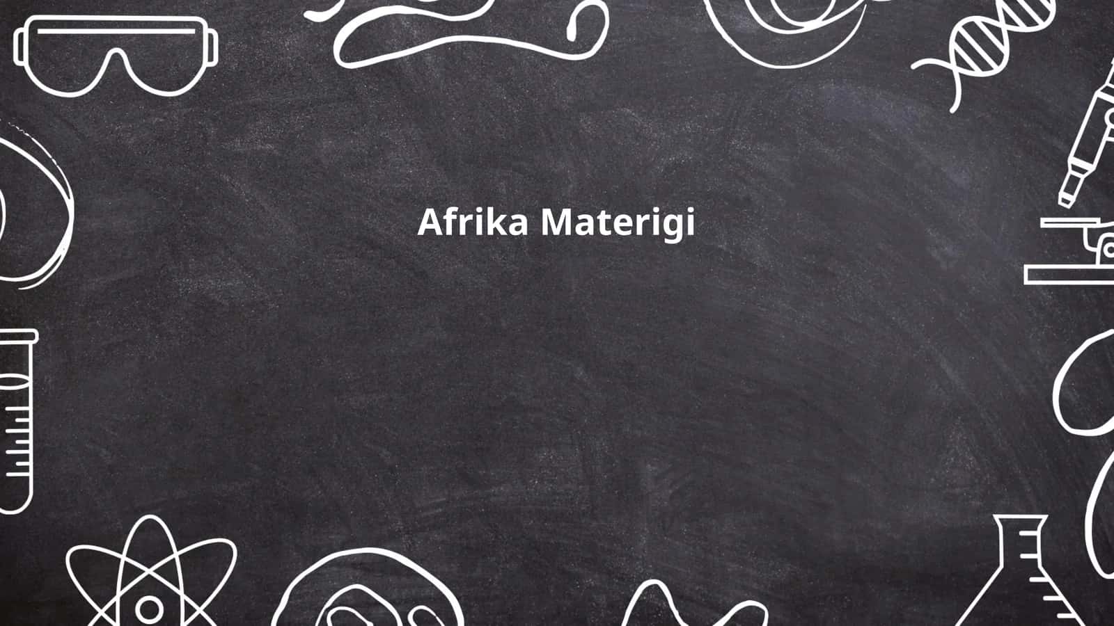 Afrika Materigi