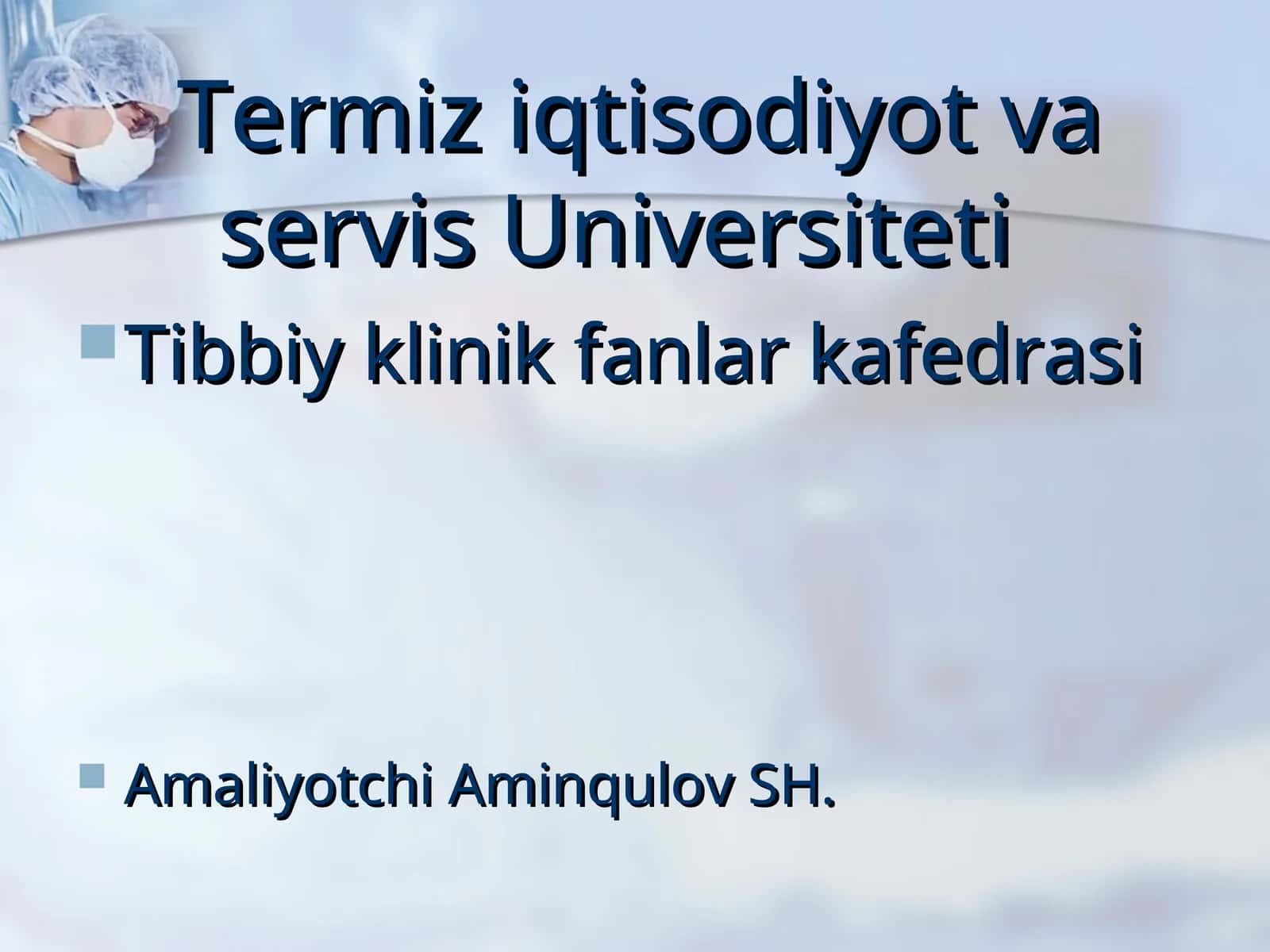 Xirurg qo‘lini operatsiyaga tayyorlash, ishlov berish va operatsiya maydonini tayyorlash usullari