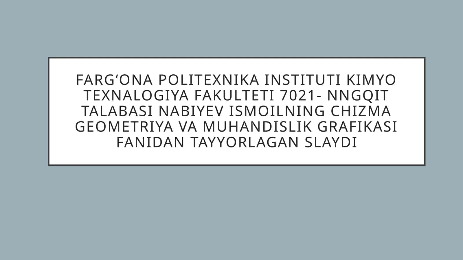 Aksonometrik proyeksiyalar