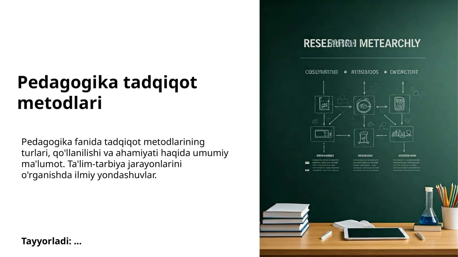 Pedagogika tadqiqot metodlari