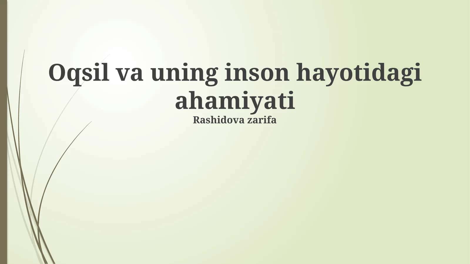 Oqsil va uning inson hayotidagi ahamiyati