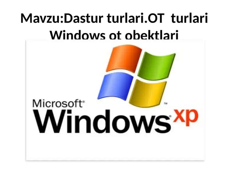 Windows XP operatsion sistemasi