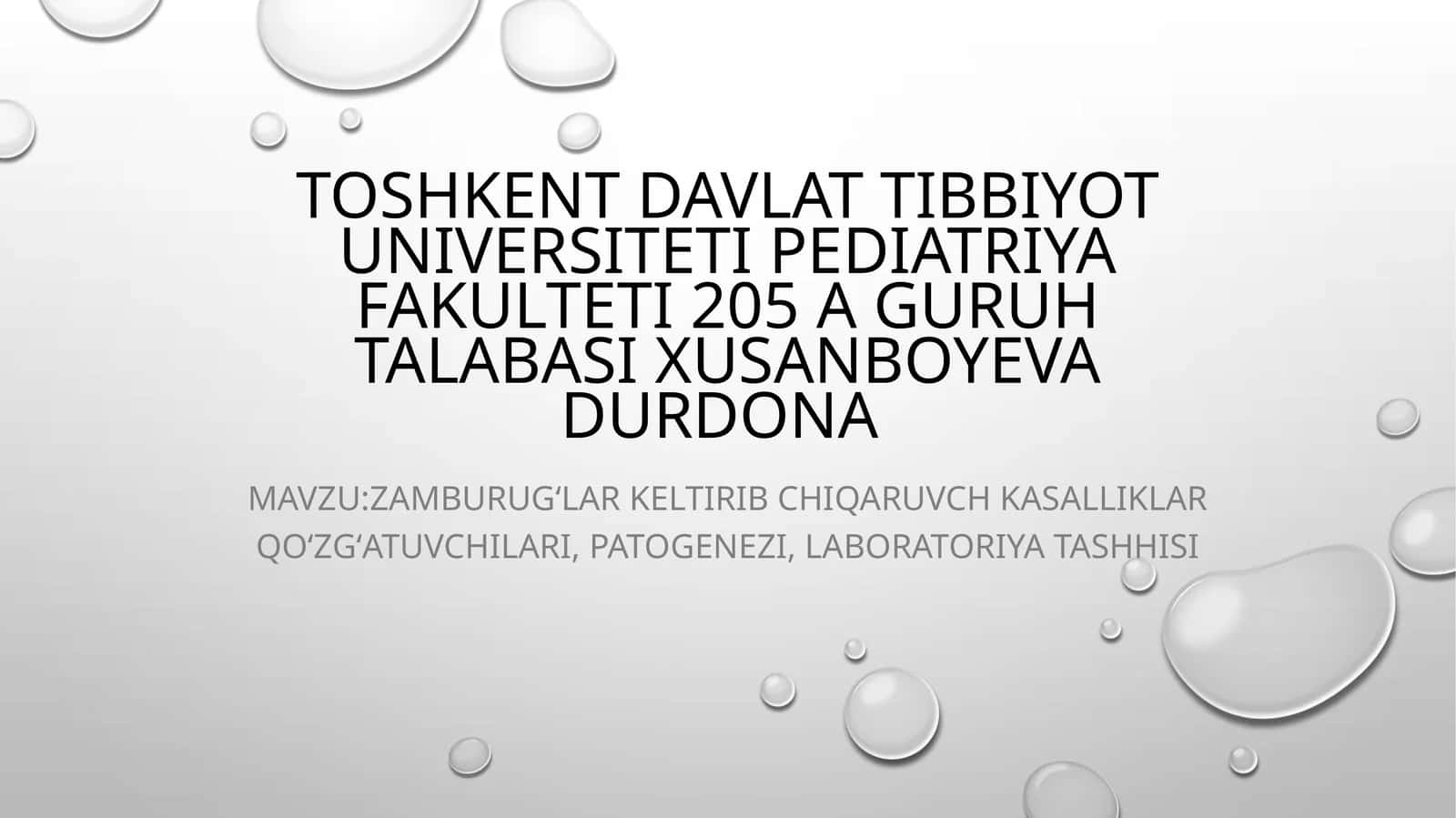 Zamburugʻlar keltirib chiqaruvch kasalliklar qoʻzgʻatuvchilari, patogenezi, laboratoriya tashhisi