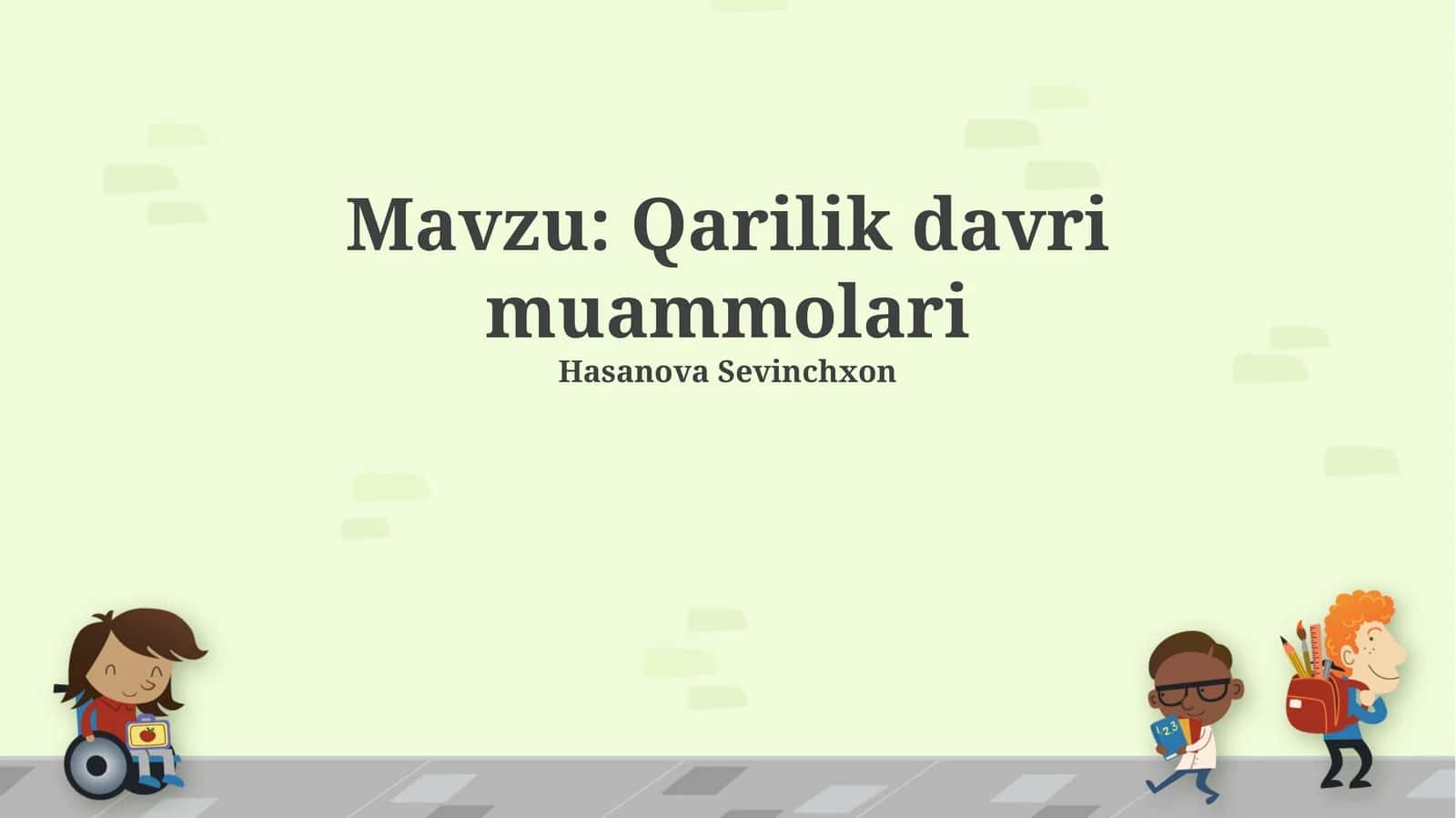 Qarilik davri muammolari