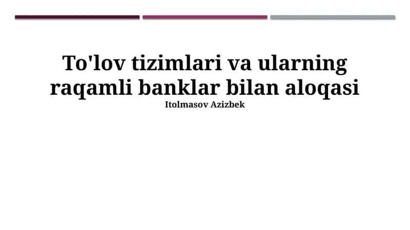 Karta to'lov tizimlari