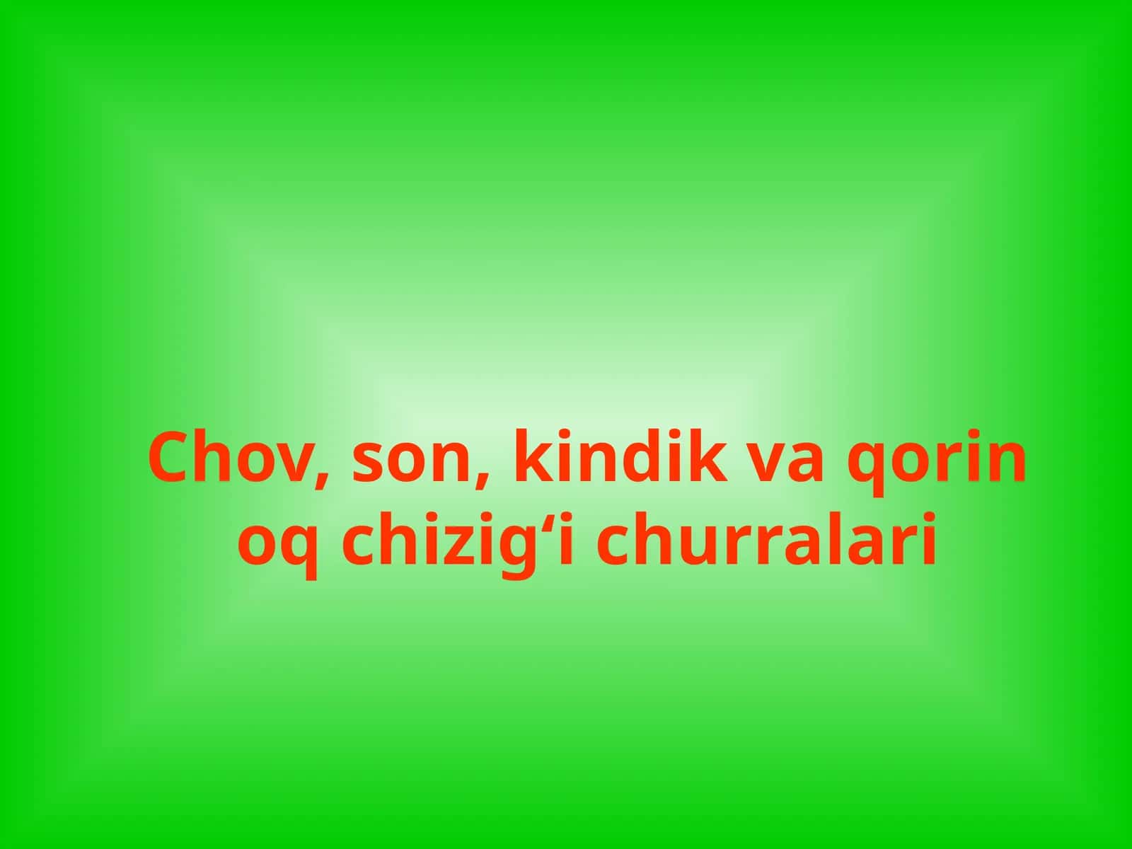 Chov, son, kindik va qorin oq chizig‘i churralari