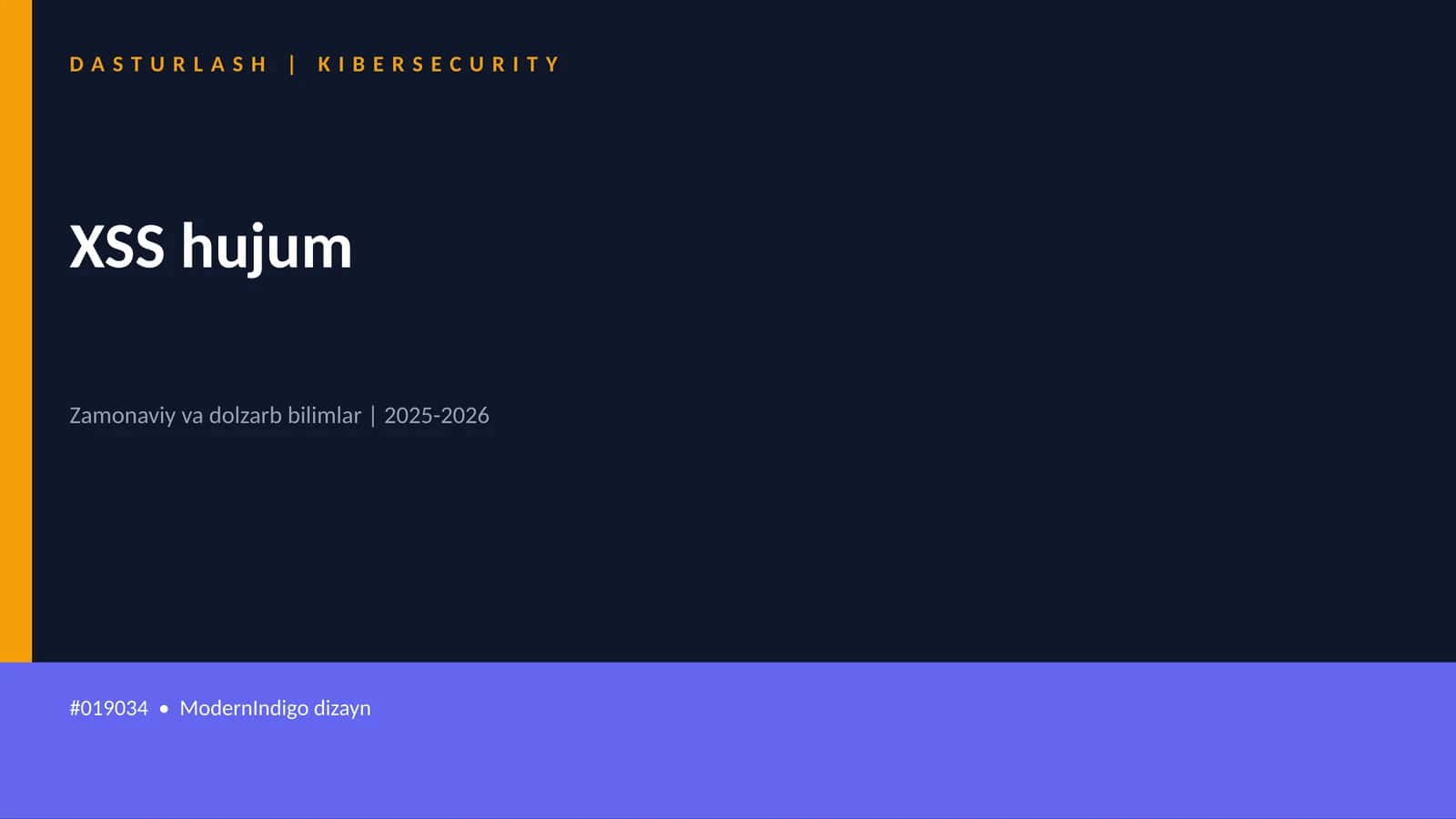 XSS hujum