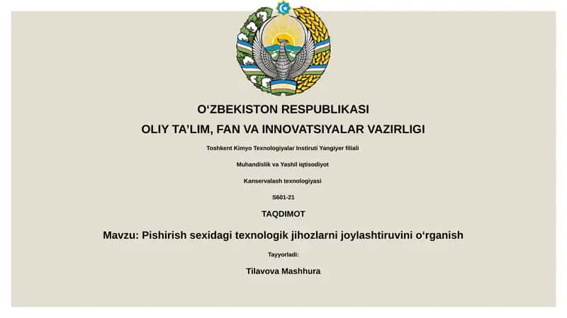 Kanservalash texnologiyasi