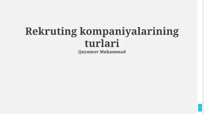 Boshqaruv bo'yicha ishga joylashtirish kompaniyalari
