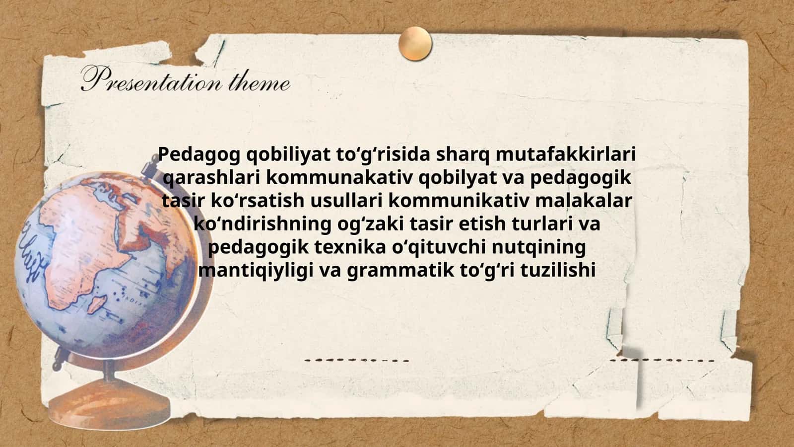 Pedagog qobiliyat va kommunikativ malakalar