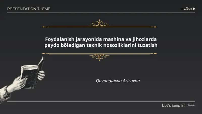 Mexanik nosozliklarni aniqlash