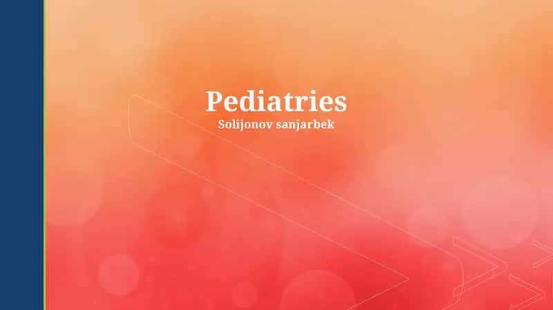 Pediatriya