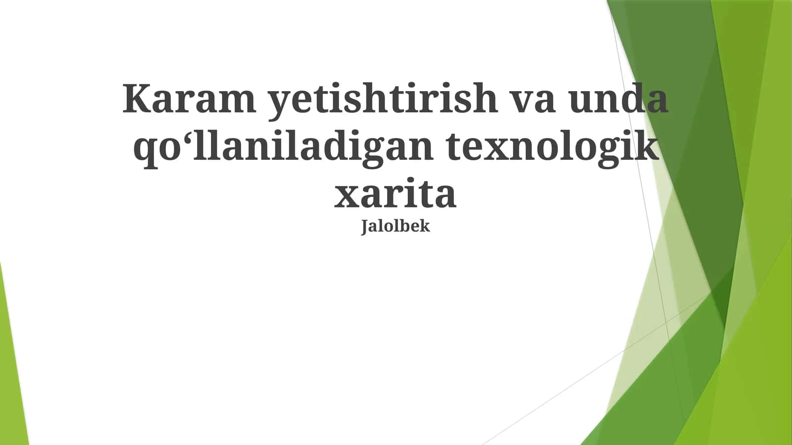 An'anaviy Ekish Usullari