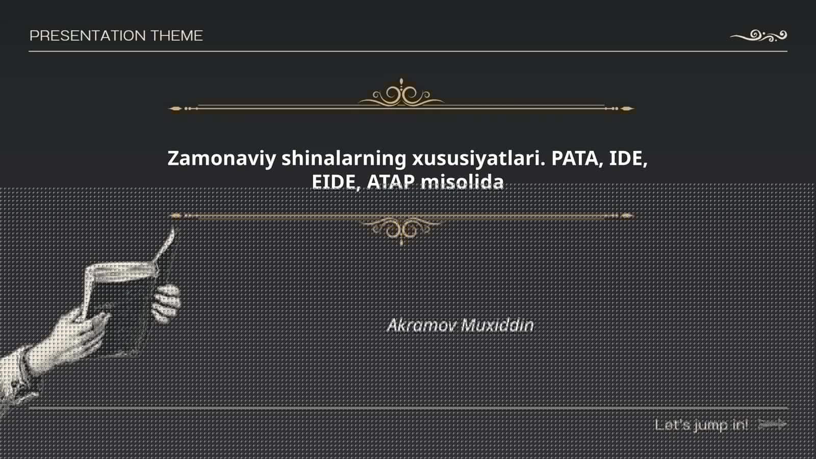 Zamonaviy shinalarning xususiyatlari. PATA, IDE, EIDE, ATAP misolida