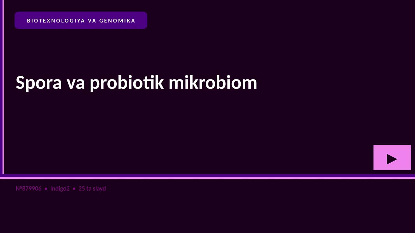 Spora va probiotik mikrobiom