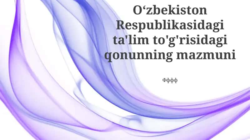 Umumiy Qoidalar