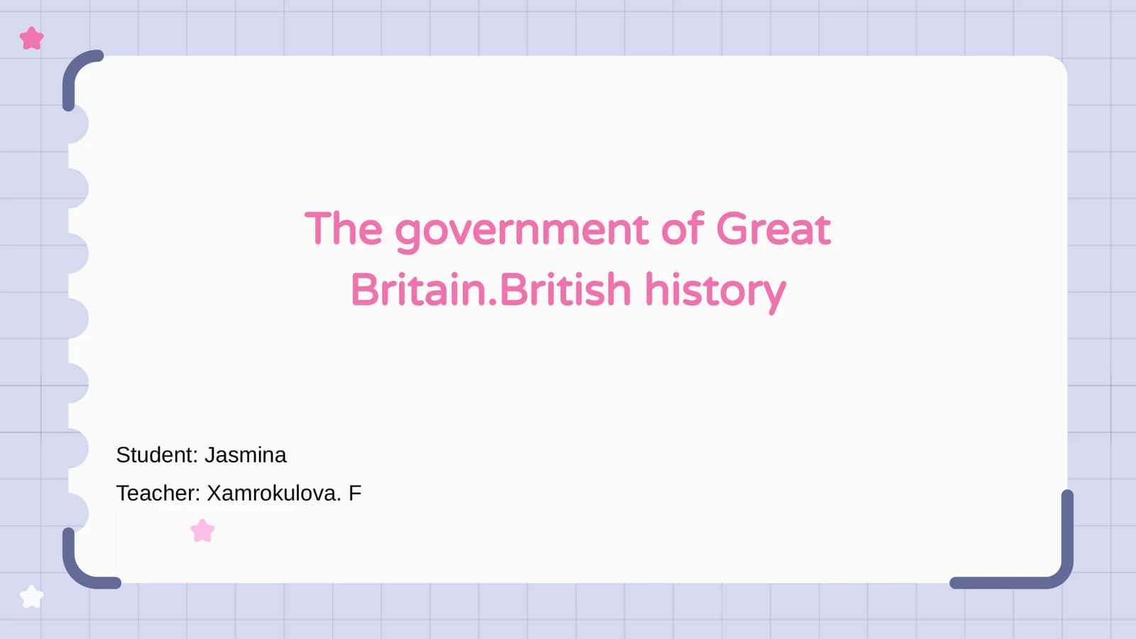 British Government and History