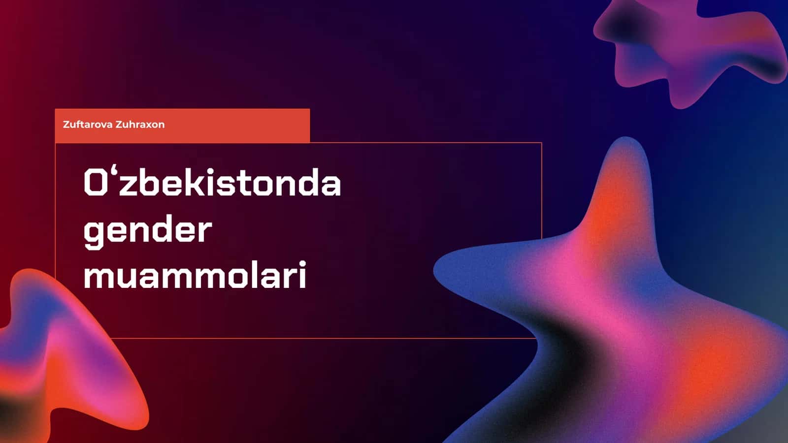Oʻzbekistonda gender muammolari