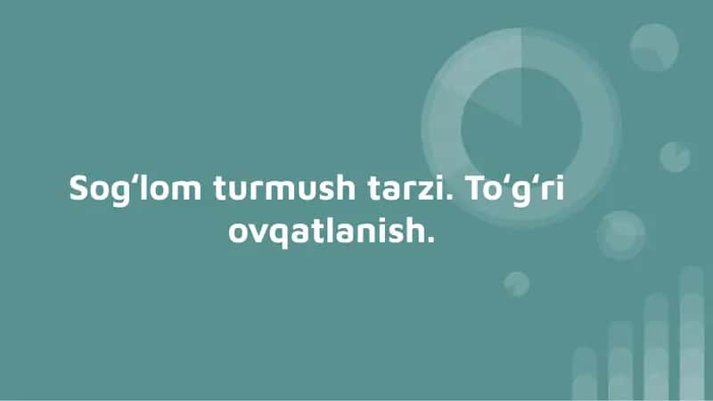 Sogʻlom turmush tarzi