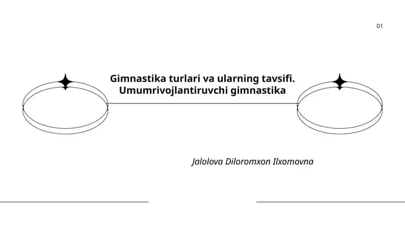 Gimnastika turlari va ularning tavsifi