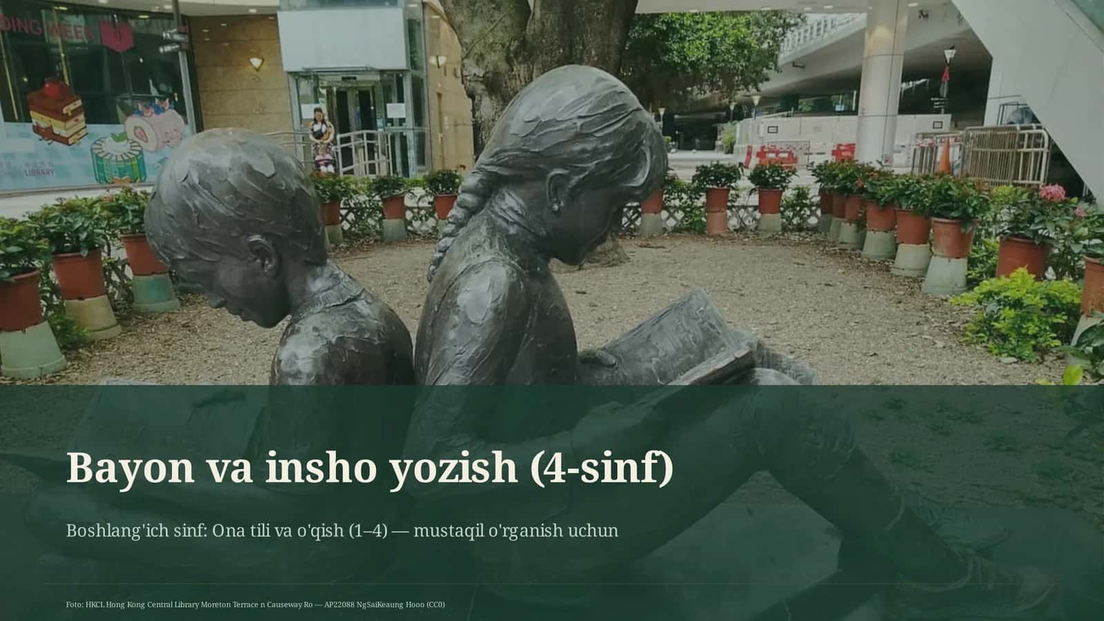 Bayon va insho yozish (4-sinf)