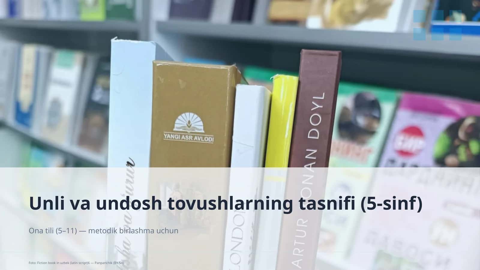 Unli va undosh tovushlarning tasnifi (5-sinf)
