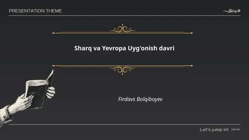 Sharq va Yevropa Uyg'onish davri
