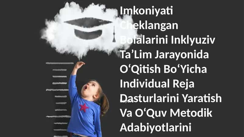 Individual Reja Dasturlarini Yaratish Va O‘Quv Metodik Adabiyotlarini Moslashtirish