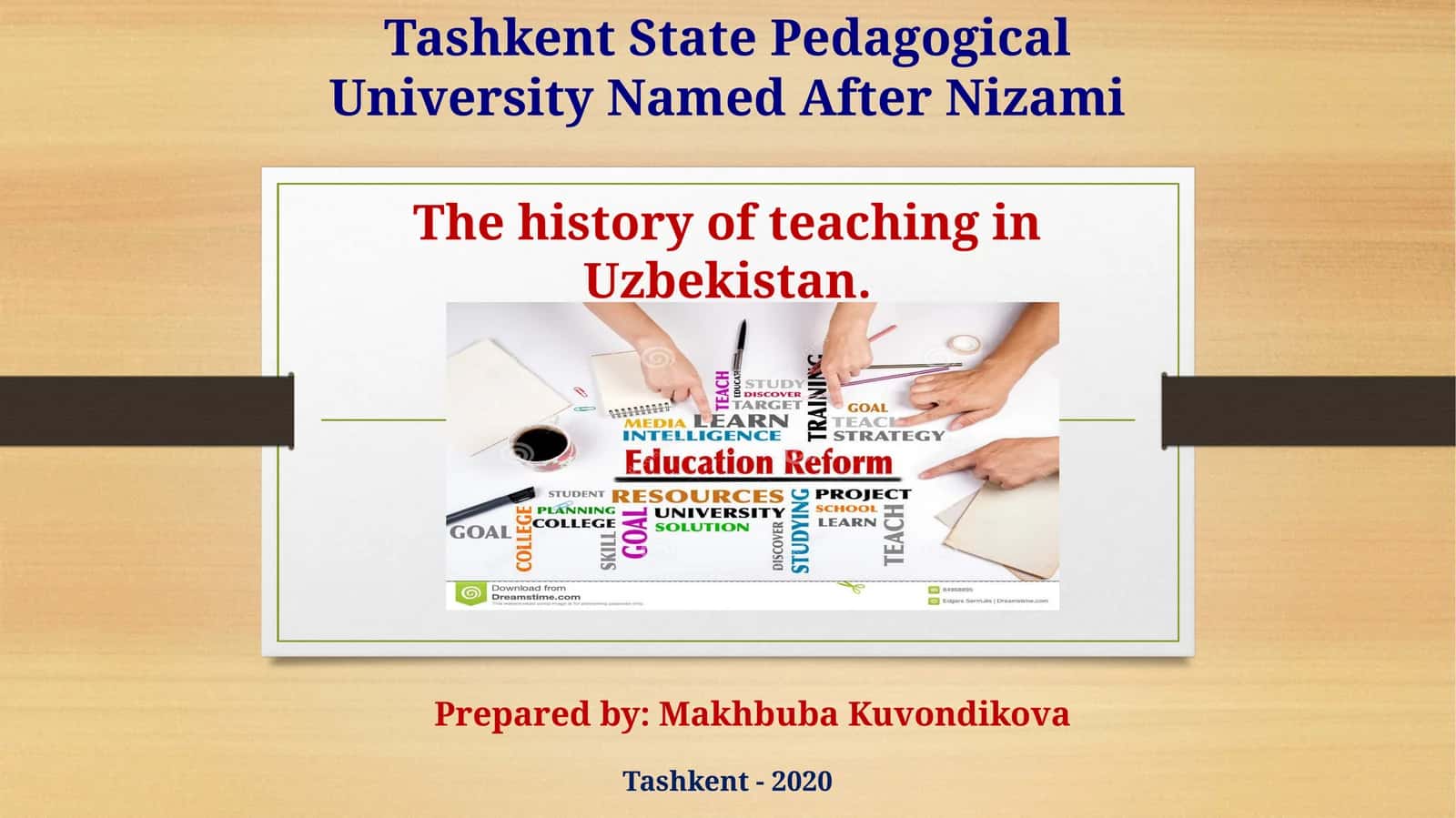 The history of teaching in Uzbekistan
