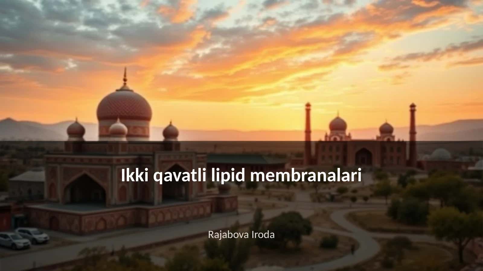Ikki qavatli lipid membranalari