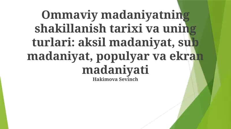 Ekran Madaniyati: Vizual Media Ko'tarilishi