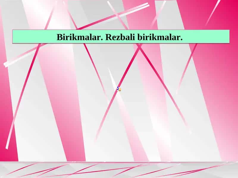 Birikmalar. Rezbali birikmalar.