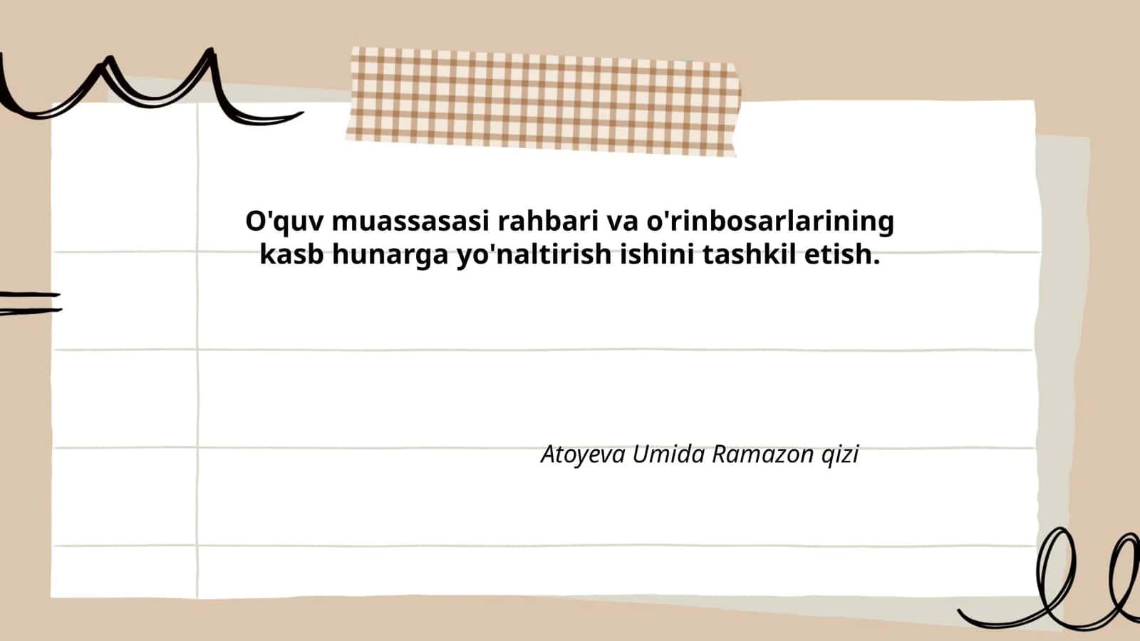 Kasb-hunar yo'naltirish ishlarining ahamiyati