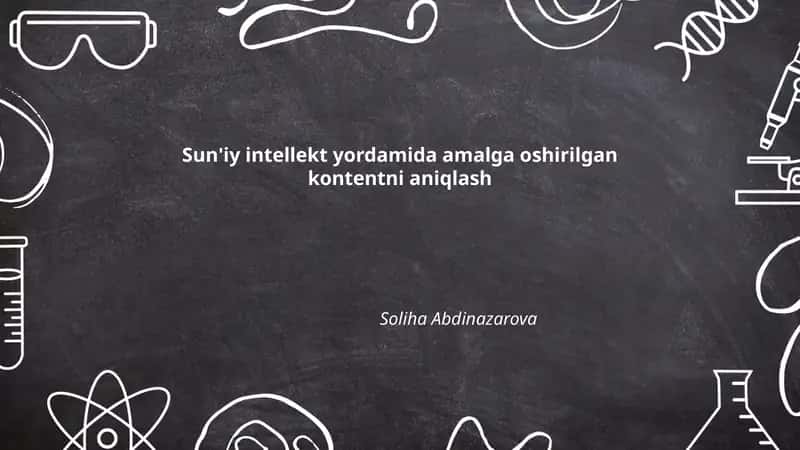 Matnli sun'iy intellekt (AI) kontentini aniqlash metodlari